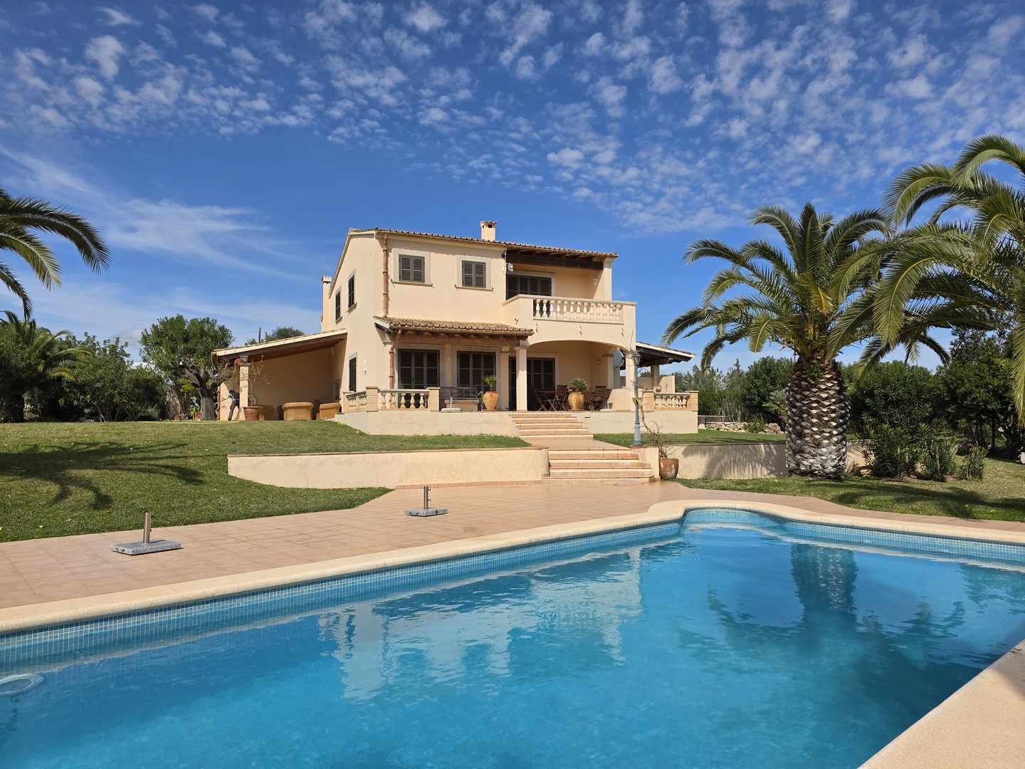 PORTO COLOM: Herrliche Meerblick-Finca in ruhiger, bevorzugter Lage — Porto Colom