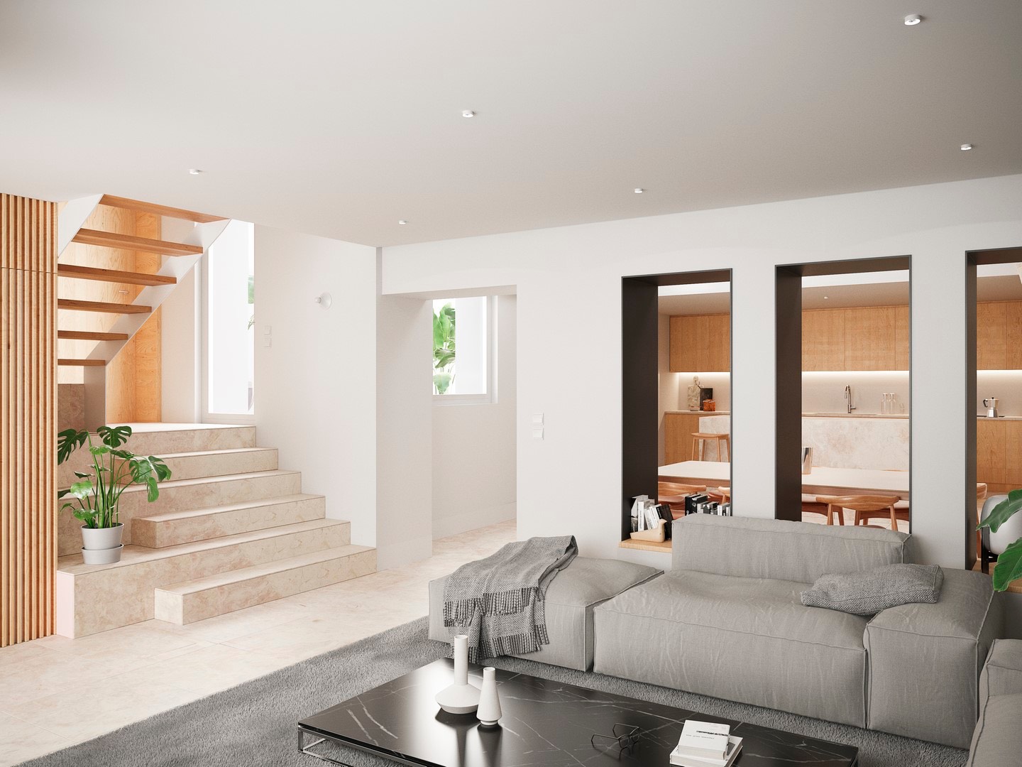PALMA DE MALLORCA: Moderne Duplex-Wohnung, komplett saniert, in bevorzugter, zentraler Lage — Palma