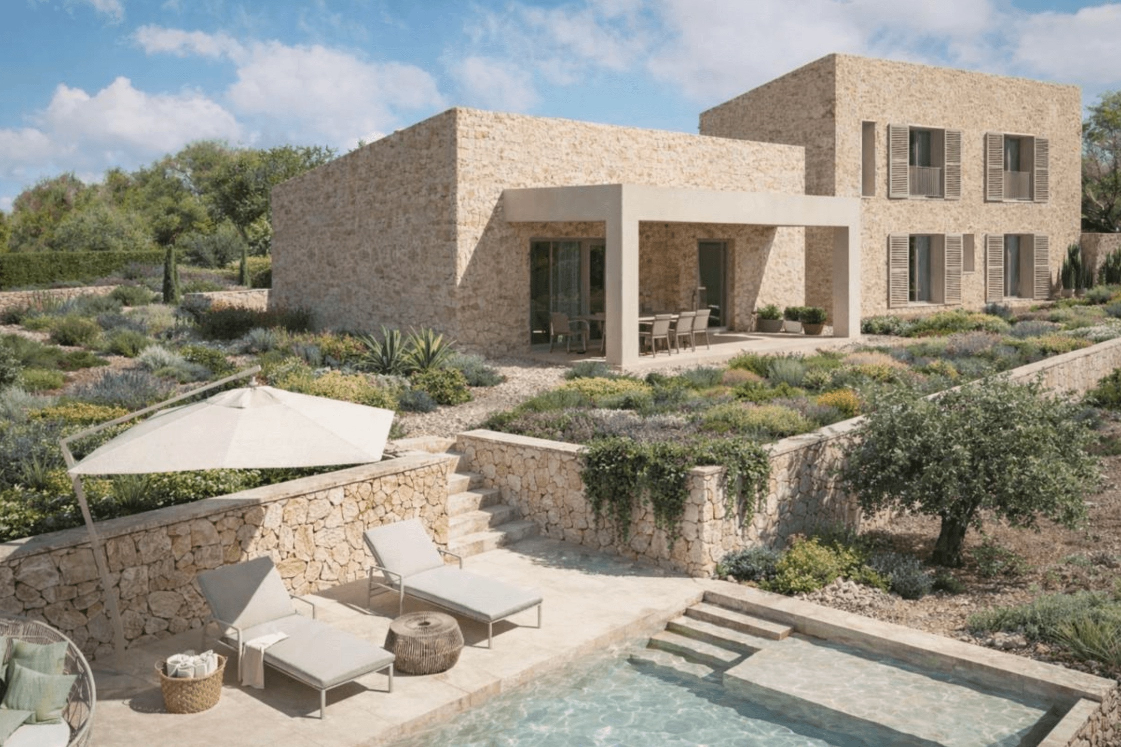 SANT LLORENÇ DES CARDASSAR: Baugrundstück mit genehmigtem Finca-Projekt in Son Negre bei Sant Llorenç — Sant Llorenç